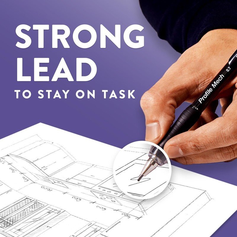 Paper Mate Profile Mech Mechanical Pencil, 0.7mm, #2 Medium Lead,