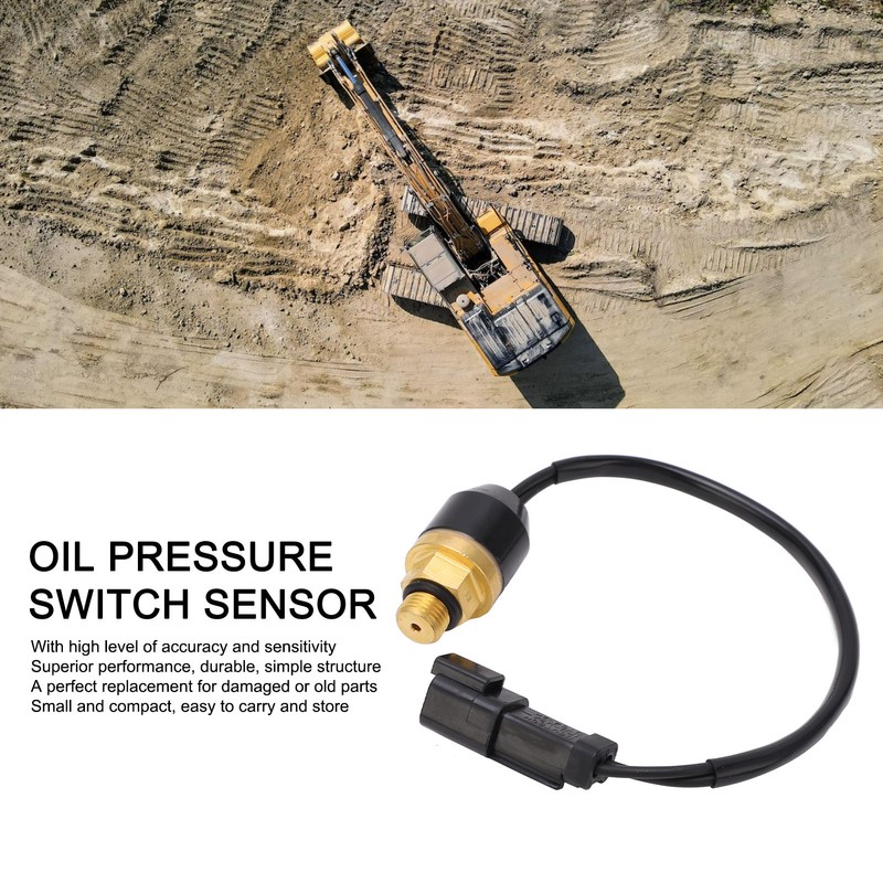 Excavator Oil Pressure Switch Brass High Accuracy Rustproof Oil Pressure