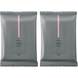 [Set of 2] CHACOTT Chacott Cleansing Sheet, Large Size, Approx. 5.9 x 7.9 inches (150 x 200 mm), Pack of 10, W Face Wash & Lotion All-in-One Sheet Model Number: 002