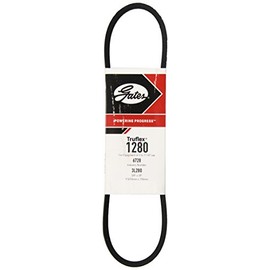Gates 1280 Truflex V-Belt, 3L Section, 3/8" Width, 7/32" Height, 28.0" Belt Outside Circumference