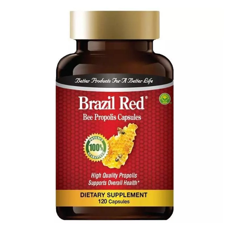 Brazil Red Bee High Concentrate Propolis (120 Capsules)