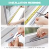 3 Pcs Draft Stopper Sweep, MOPMS Door Weatherproofing Stripping, Window