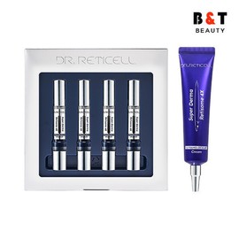 Jass Dr. Reticell Retinol 4X Ampoules x 4 + 4X Cream x 30ml / 쟈스 닥터 레티셀 레티놀 4X 앰플 4입 + 4X 크림 30ml