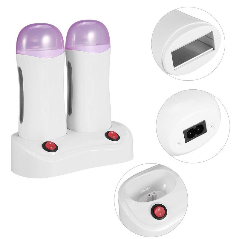 Sonew Mini Hair Removal Wax Heater, Hair Removal Machine, Double