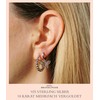 Brandlinger ® Atelier Creole Earrings with Butterfly Pendant Made of
