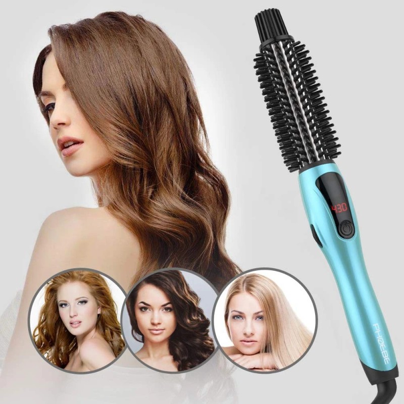 Phoebe Curling Iron, Dual Voltage Travel 1 Inch Ceramic Tourmaline