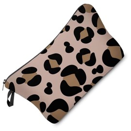 Livel lhood Cheetah Leopard Makeup Bag Cute Small Organizer Bag Travel Toiletry Zipper Pouch Birthday Christmas Gifts Cosmetic Bag for Cheetah Lovers Women Friends Sisters