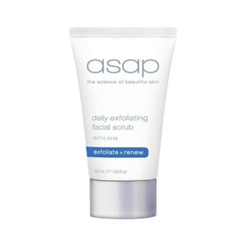 asap daily exfoliating facial scrub 50ml travel size