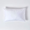 HOMESCAPES 1000 Thread Count Egyptian Cotton White Standard Size Pillowcase