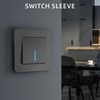 2 Pack Light Gray Light Switch Cover 86x86mm – Modern