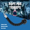 Oidnvay Heavy Duty Tricep Pull Down Single Rope with Snap