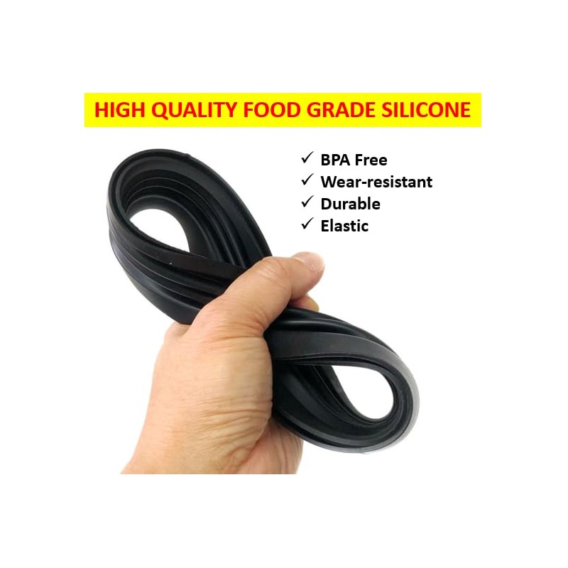 OYSTERBOY 2Pcs Food Grade Durable Silicone Bellows Single Dose Hopper