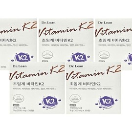Dr.Lin Supercritical Vitamin K2 30 tablets, 5 boxes, 5 months supply (AD), basic / 닥터린 초임계 비타민K2 30정 5박스 5개월분(AD) 기본