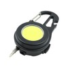 POFET Keychain Flashlight, Super Bright Mini Flashlight with Piston, Work