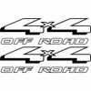 Aftermarket Replacement for 1998-2005 F150 4WD 4x4 Off Road Decals Stickers Black