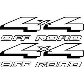 Aftermarket Replacement for 1998-2005 F150 4WD 4x4 Off Road Decals Stickers Black
