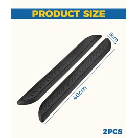 Flaconi 2PCS Car Bumper Protector Guard,Front Bumper Guard,Bumper Guards for Cars,Rear Bumper Protector,Car Bumper Guard, Scratch-Resistant Protector Trim,Car Anti Collision Strips for Cars SUV Truck