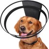 Didopet Didopet Dog Cone, Transparent Recovery Collar for Large Medium