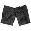 MFH Men's Fingerless Gloves "Deluxe" Black size M