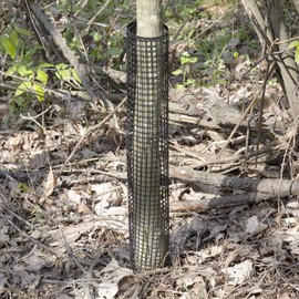 Tree Guard Pack | Plastic Mesh Tree Bark Protector | Deer Guard | 24" Tall x 4" Diameter (Pack of 5)