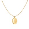 Dckazz Chunky Gold Circle Necklace Non Tarnish Gold Stainless Steel