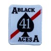 VF-41 / VFA-41 Black Aces Squadron Patch - Plastic Backing