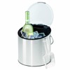 Oggi Stainless Steel Ice and Wine Bucket with Flip Top