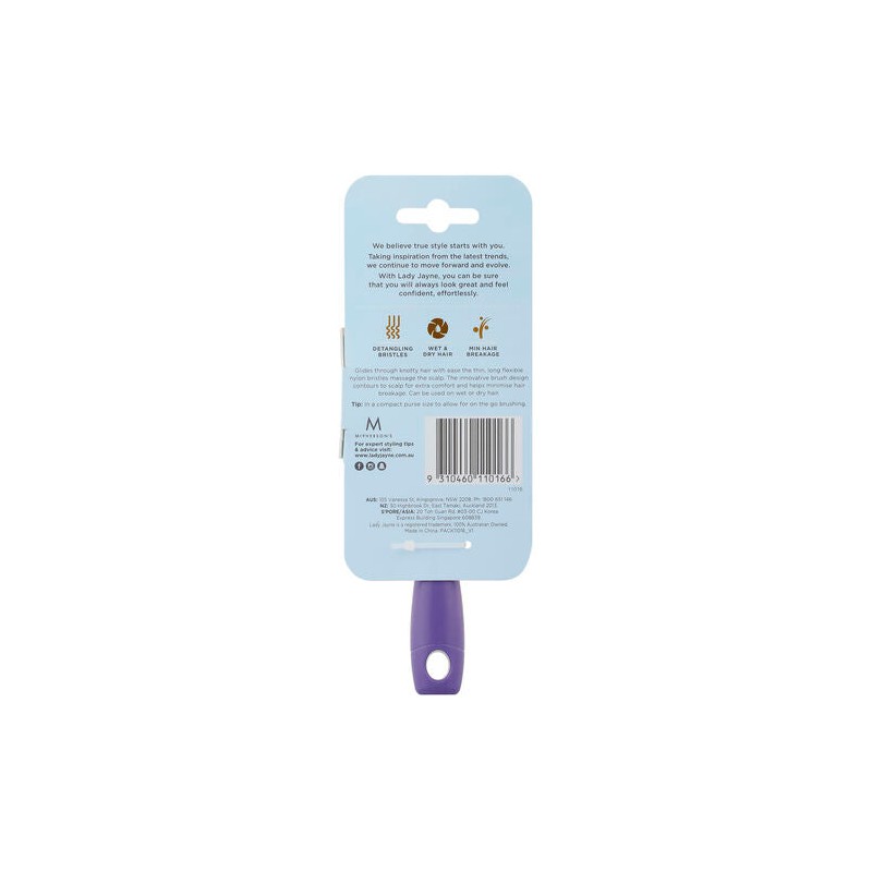 Lady Jayne FlexiGlide Brush Purse Size