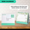 KINGTLE Desk Calendar 2025, Standing Flip 2025 Desktop Calendar with