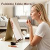 Hanging Portable Foldable Dance Mirror,Acrylic Shatterproof Folding Mirror for Camping,Lightweight