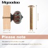 Ceramic Door Knobs Antique Pumpkin Handles for Cupboard Wardrobe Drawers