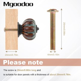 Ceramic Door Knobs Antique Pumpkin Handles for Cupboard Wardrobe Drawers Kitchen Furniture Handles Sweaters (5 Pieces, Leopard Blue)