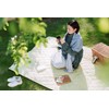 Snow Peak UG-581 Soft Gauze Shawl, Stole Scarf, Light Blue,