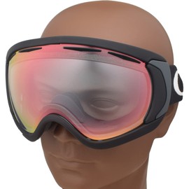 ZERO TECH BASE Compatible Replacement Lens for Oakley Canopy Snow Goggles Ruby Clear