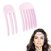 2pcs Wind Shaping Styling Comb, Pink Fluffy Bangs Hair Comb