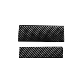 NVCNX Real Premium Carbon Fiber for Toyota 2nd Gen Tacoma Accessories 2005-2015 2006 2007 2008 2009 2010 2011 2012 2013 2014 Center Console Organizer Insert Mat Cover Interior Trim Sticker Decal 2PCs
