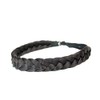 BOBIYA 2 Strands Synthetic Hair Braided Headband Classic Chunky Braided