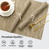 Leetaltree Light Brown Placemats Set of 4 - Heat Resistant