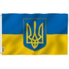 Anley Fly Breeze 3x5 Foot Ukraine Coat of Arms Flag