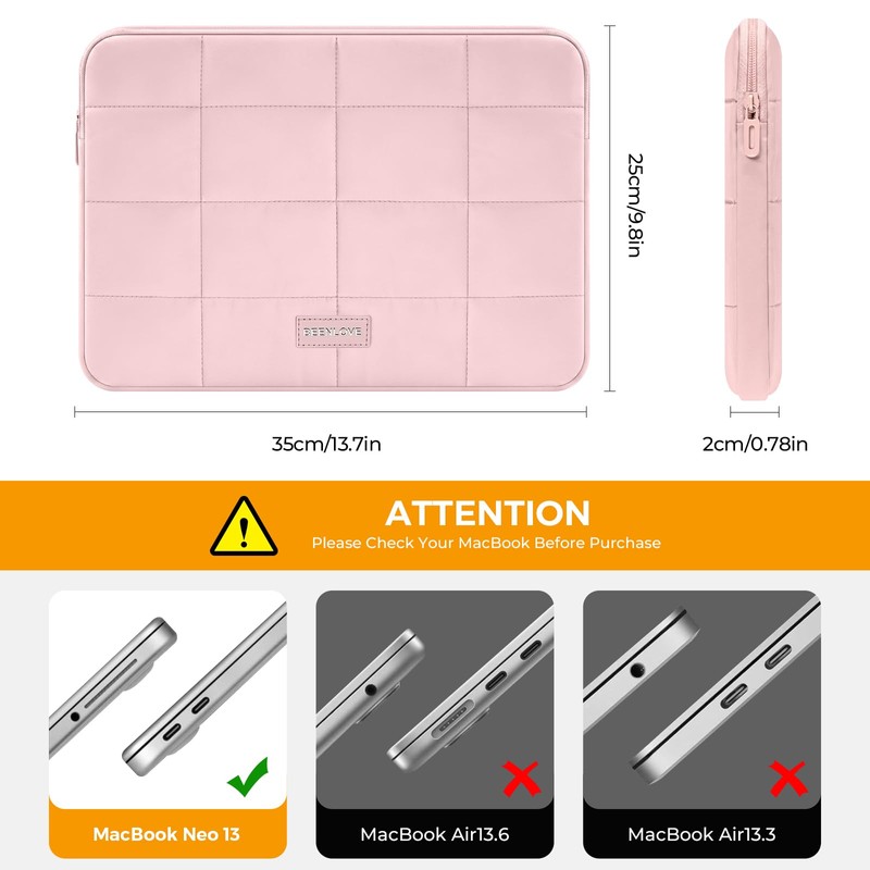 for MacBook Neo Case 13 inch 2026 Model A3404, Crystal
