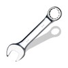 pgroup 9/16" SAE Stubby Combination Wrench, CR-V Steel with Mirror