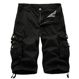 DONGD Mens Cargo Shorts Cotton Relaxed Fit Camouflage Camo Cargo Short