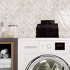 STICKGOO 10-Sheet Herringbone Tile Peel and Stick Backsplash, Beige Mixed
