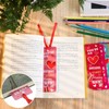 Cholemy 200 pcs Valentine's Day Awesome Student Bookmarks Valentine's Day