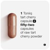 Toniiq Tart Cherry Capsules - Ultra High Potency 52:1 Extract