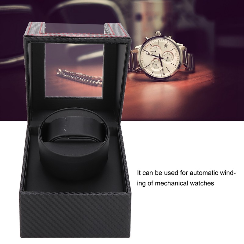 Mini Single 1+0 Automatic Watch Winder Box for Wristwatch Mechanical