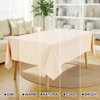 Smiry Rectangle Table Cloth, Waterproof Heavy Duty Vinyl Tablecloths, Wipeable