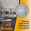 Stainless Steel Combination Switch Cover, Metal Wall Plate, 2 Gang