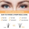 Lash Clusters 30D-0.07D-9-15MIX B&Q Lash Individual Lashes 280 Clusters False