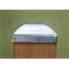 Hartford Standard Galvanized Post Cap 3 1/2" For Garden, Deck